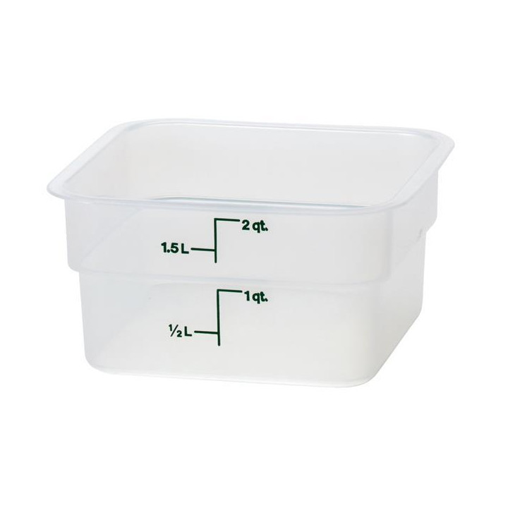 Przezroczysty pojemnik polipropylenowy CAMSQUARE® 11,4 l, Cambro