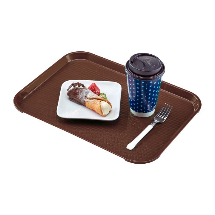 Taca z polipropylenu Fast Food brązowa 355x457 mm, Cambro