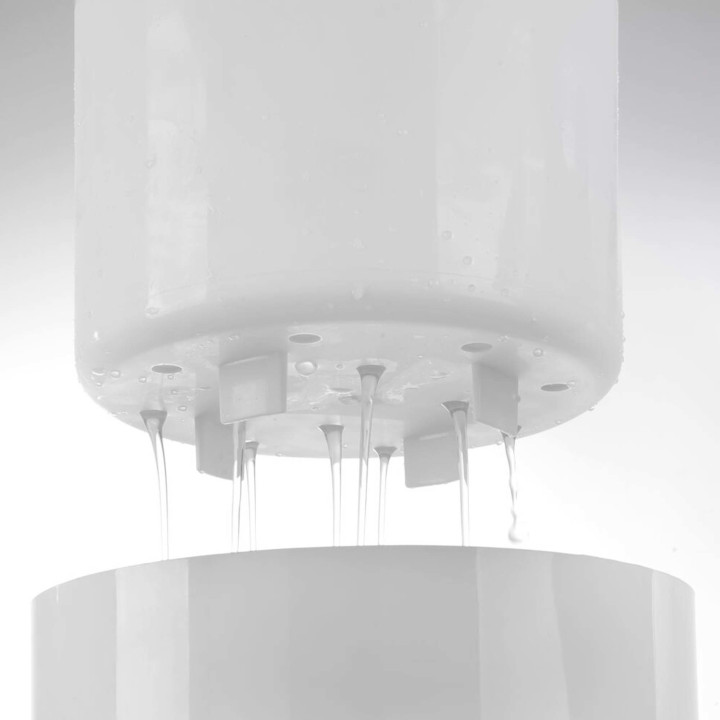 Pojemnik do lodu biały - podwójne ścianki 5 L, ø190x(H)200mm,  Bar Up