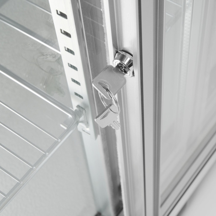 Chłodziarka barowa 198l dwudrzwiowa podblatowa Candour, stal nierdzewna, Barmatic