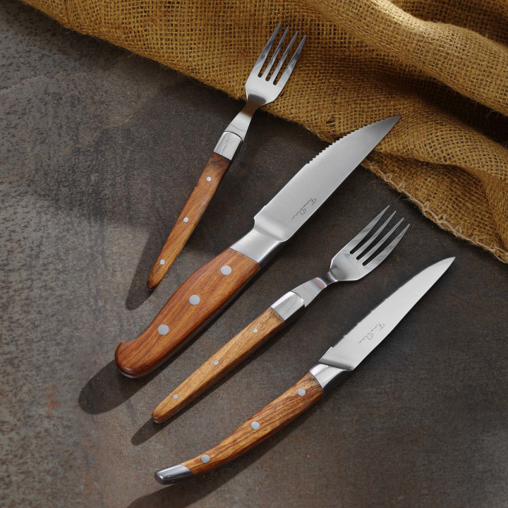 Nóż do steków i pizzy Mykonos, OVE, - zestaw 6 szt.