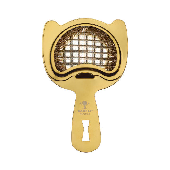 Siatkowe sitko do shakera 2w1, złoto, Barfly, 152mm