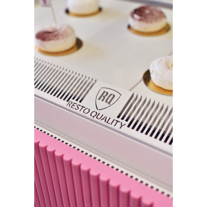 Witryna cukiernicza chłodnicza Dolce Visione Premium 1300 BIANCO | 1300x670x1300 mm