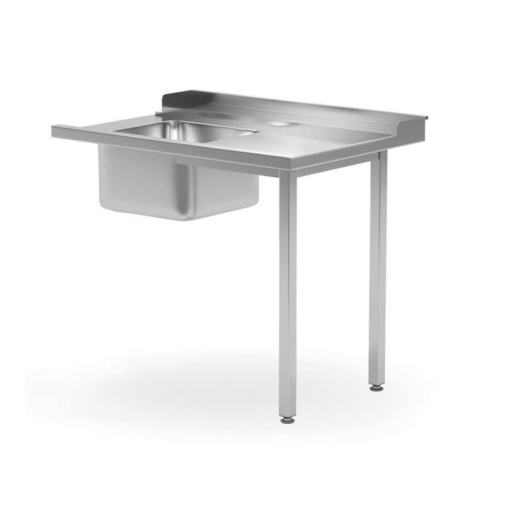 Stół załadowczy do zmywarek ze zlewem HENDI prawy 1200x700x(H)850mm Wariant podstawowy