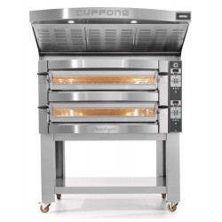 Piec do pizzy elektryczny Cuppone Michelangelo | dwukomorowy | panel cyfrowy | 6+6x35 | ML635L/2 CD