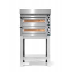 Piec do pizzy elektryczny Cuppone Tiziano | dwukomorowy | 4+4x35 | TZ435/2M