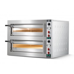 Piec do pizzy elektryczny Cuppone Tiepolo | dwukomorowy | 6+6x35 | TP635/2CM