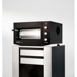 Piec do pizzy elektryczny Cuppone Home HE 400 | jednokomorowy | panel manualny | 400x400 mm | HE400/1 TM/FN | czarny