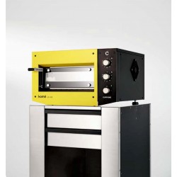 Piec do pizzy elektryczny Cuppone Home HE 400 | jednokomorowy | panel manualny | 400x400 mm | HE400/1 TM/FY | żółty