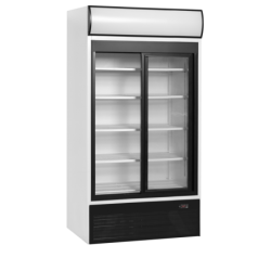 Witryna chłodnicza ekspozycyjna szafa chłodnicza drzwi suwane 771L FSC1000S