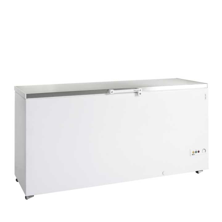 Zamrażarka skrzyniowa na lody 567L pokrywa nierdzewna FR605S SL