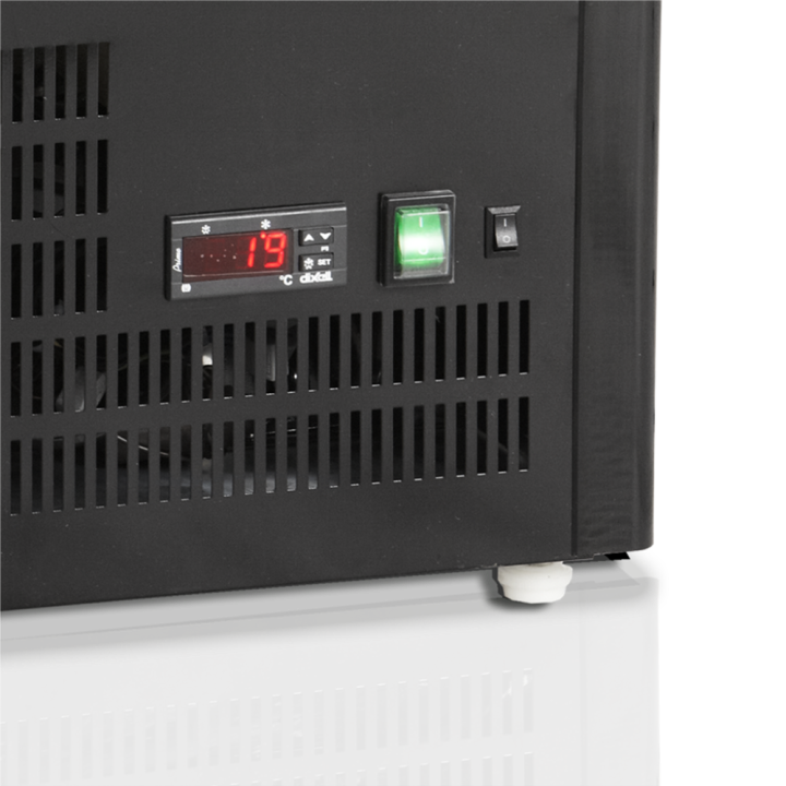 Nablatowa chłodnicza witryna ekspozycyjna 60L UPD60-BLACK