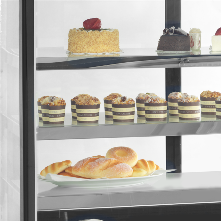 Chłodnicza witryna ekspozycyjna 377L LPD1200F/BLACK