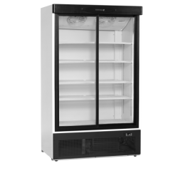 Witryna chłodnicza ekspozycyjna drzwi suwane 895L FS1202S