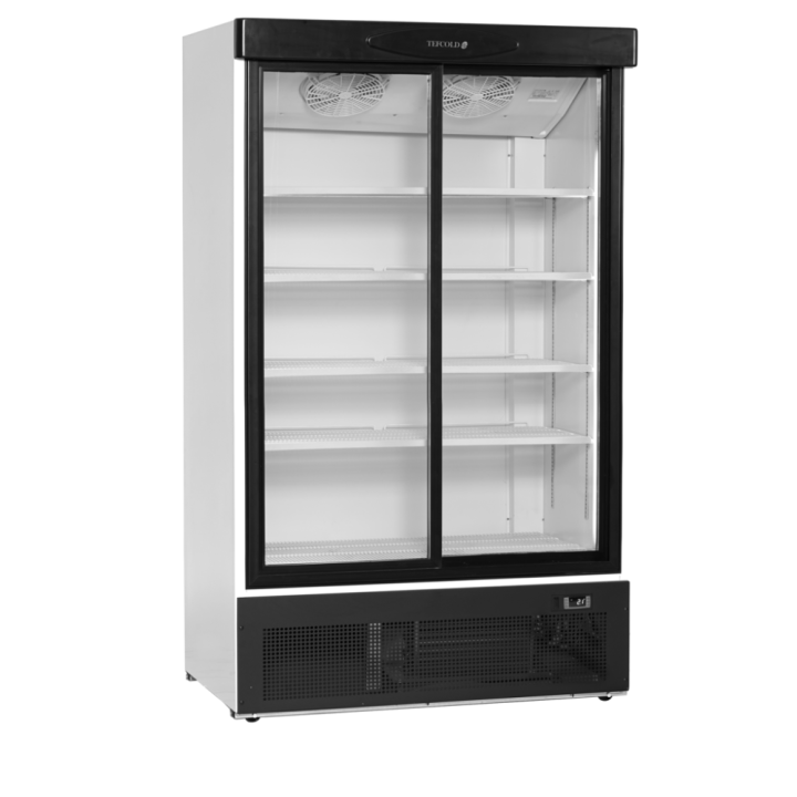 Witryna chłodnicza ekspozycyjna drzwi suwane 895L FS1202S