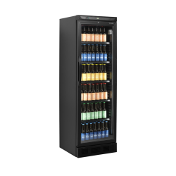 Czarna chłodziarka szafa chłodnicza na butelki 358L CEV425 BLACK