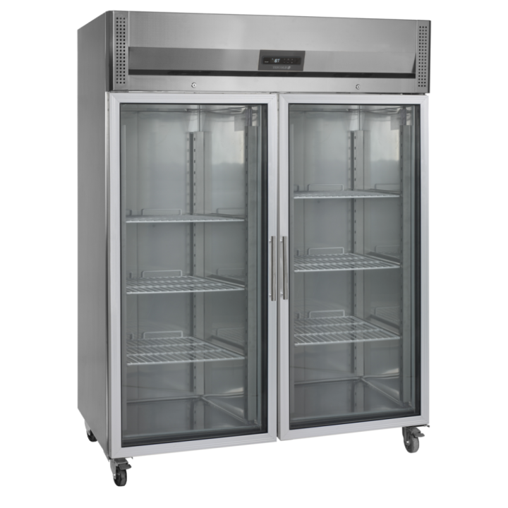 Chłodziarka szafowa GN2/1 szafa chłodnicza przeszklona 1401L RK1420G