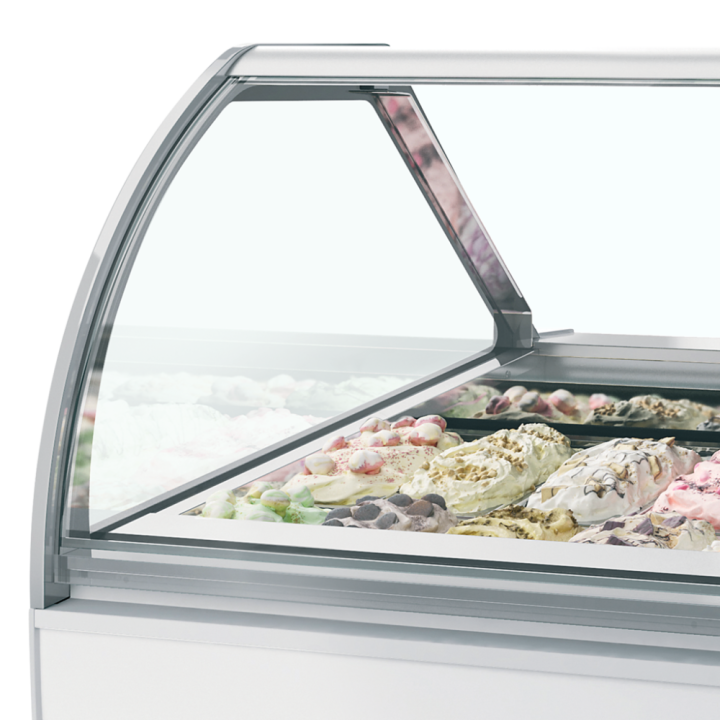 Wentylowana chłodziarka ekspozycyjna na lody gałkowe MILLENNIUM LX18