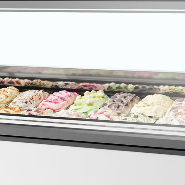 Wentylowana chłodziarka ekspozycyjna na lody gałkowe MILLENNIUM ST16