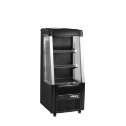 Regał chłodniczy niski otwarty przód 192L ODC60 BLACK