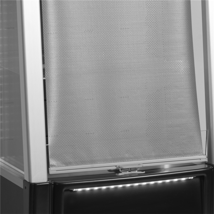 Regał chłodniczy niski otwarty przód 192L ODC60 BLACK