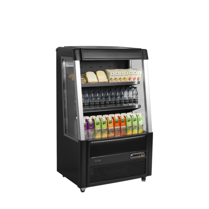 Regał chłodniczy niski otwarty przód 289L ODC90 BLACK