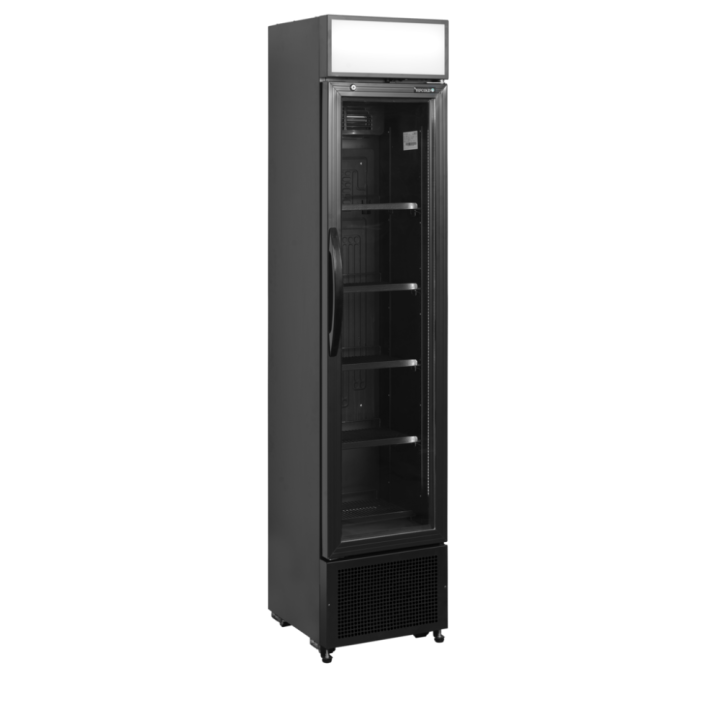 Chłodziarka na butelki szafa chłodnicza czarna 182L FSC175H BLACK