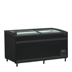 Czarna chłodziarka / zamrażarka supermarketowa SFI145B-CF VS