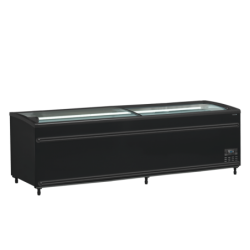 Czarna chłodziarka / zamrażarka supermarketowa SFI250B-CF VS