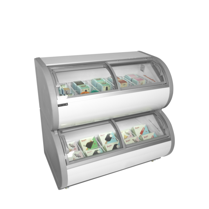 Dwupoziomowa zamrażarka ekspozycyjna TD500