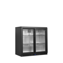 Chłodziarka barowa 196L drzwi suwane BA21S
