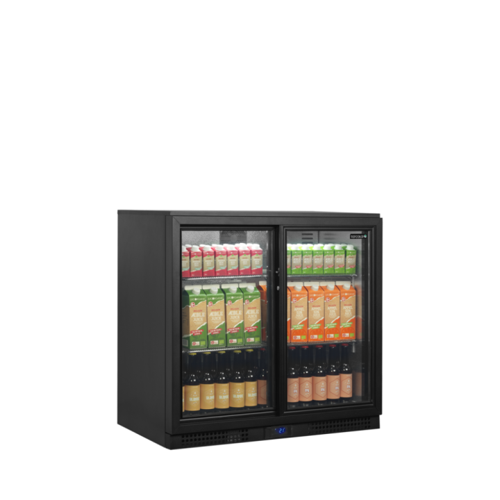 Chłodziarka barowa 190L drzwi suwane BA26S