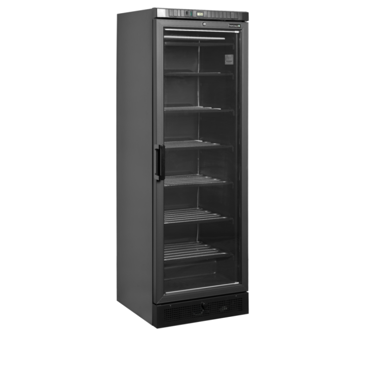 Czarna zamrażarka ekspozycyjna UFSC371G Black