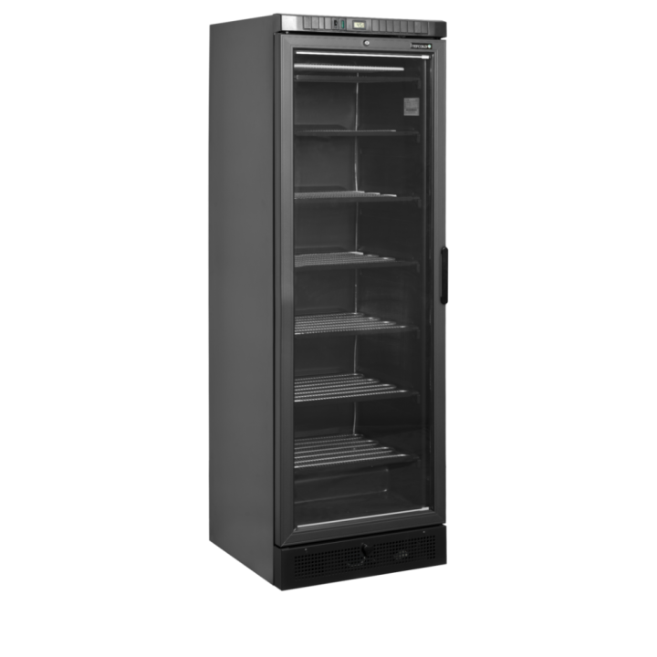 Zamrażarka ekspozycyjna, zawiasy z lewej strony UFSC371G Black L/H