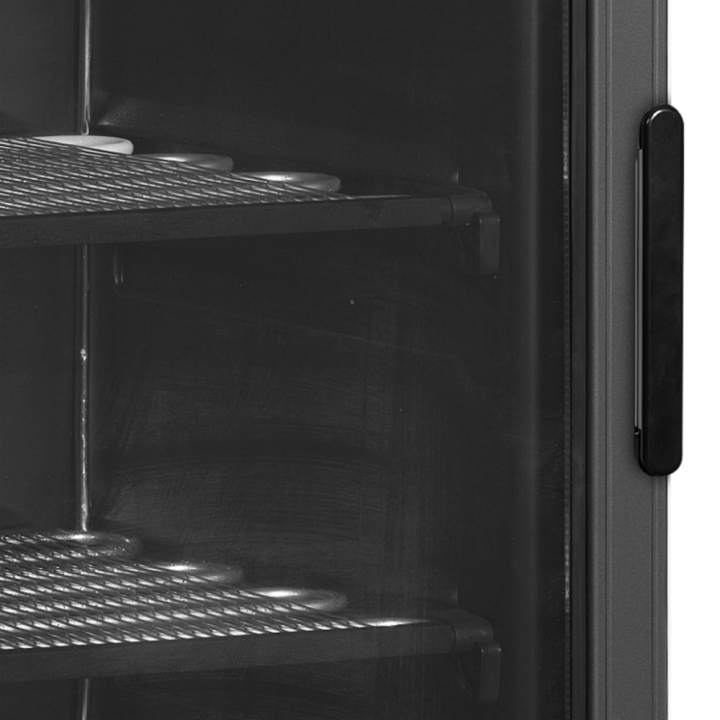 Zamrażarka ekspozycyjna, zawiasy z lewej strony UFSC371G Black L/H