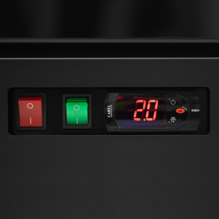 Chłodziarka ekspozycyjna szafa chłodnicza 2-drzwiowa 1081L Atom Maxi C2DB