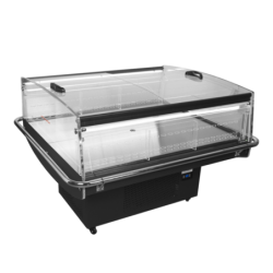 Czarna chłodziarka impulsowa 408L PDC126 VS SL LED