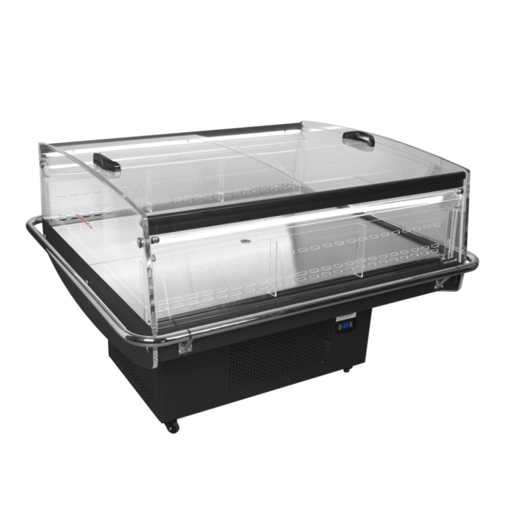 Czarna chłodziarka impulsowa 408L PDC126 VS SL LED