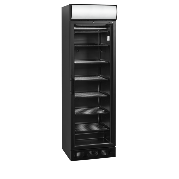 Czarna zamrażarka ekspozycyjna UFSC371GCP Black