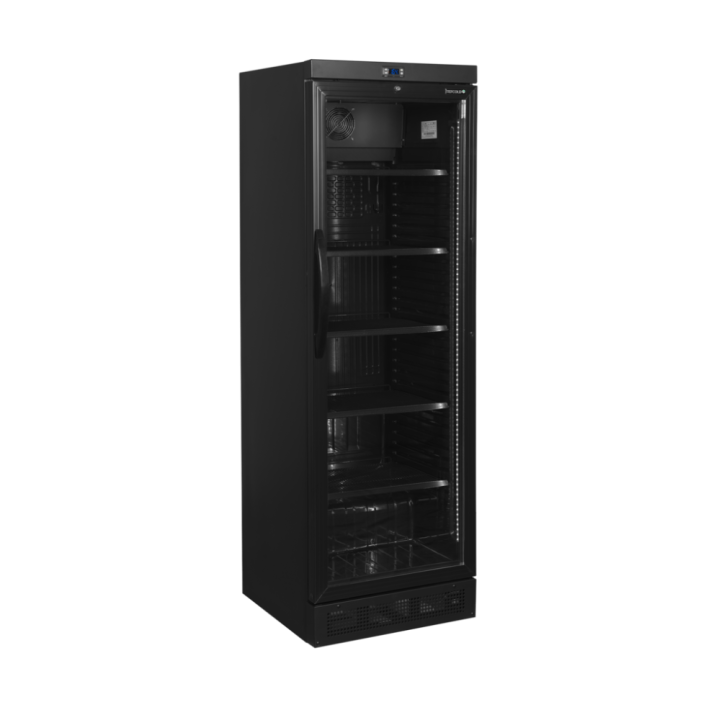 Czarna chłodziarka szafa chłodnicza na butelki 358L CEV435 BLACK