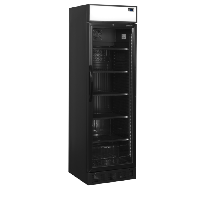 Czarna chłodziarka na butelki 358L CEV435CP BLACK