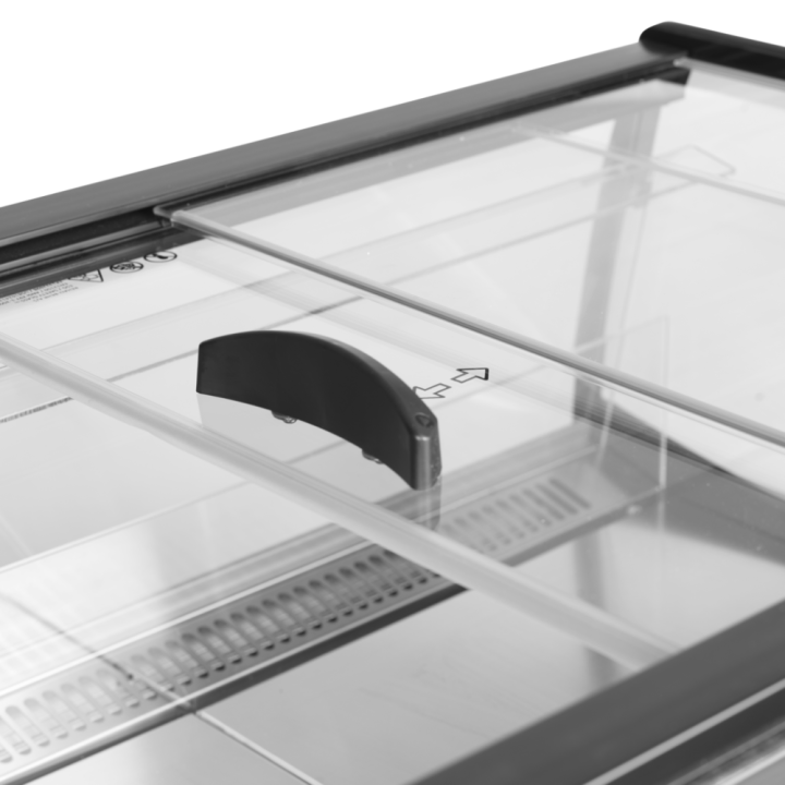 Czarna chłodziarka impulsowa PDC90SL Acrylic Sides 4 Bumpers