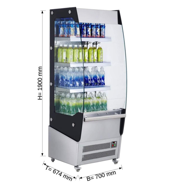 Regał chłodniczy | witryna chłodnicza otwarta  | 420L