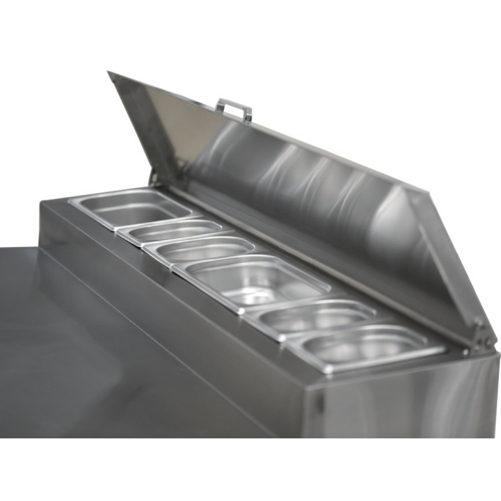 Stół chłodniczy 3-drzwiowy z nadstawką