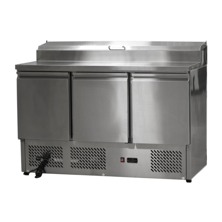 Stół chłodniczy 3-drzwiowy z nadstawką