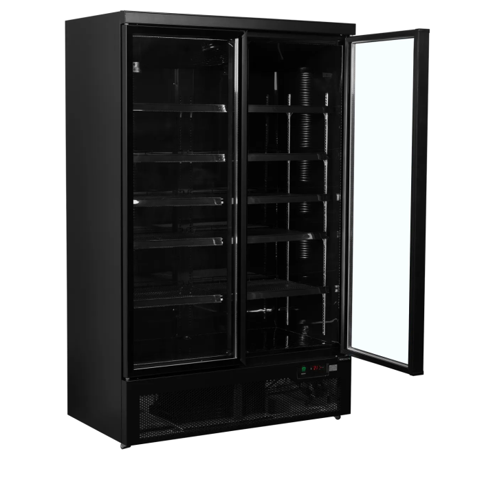 Chłodziarka ekspozycyjna szafa chłodnicza 2-drzwiowa 1081L Atom Maxi C2DBB