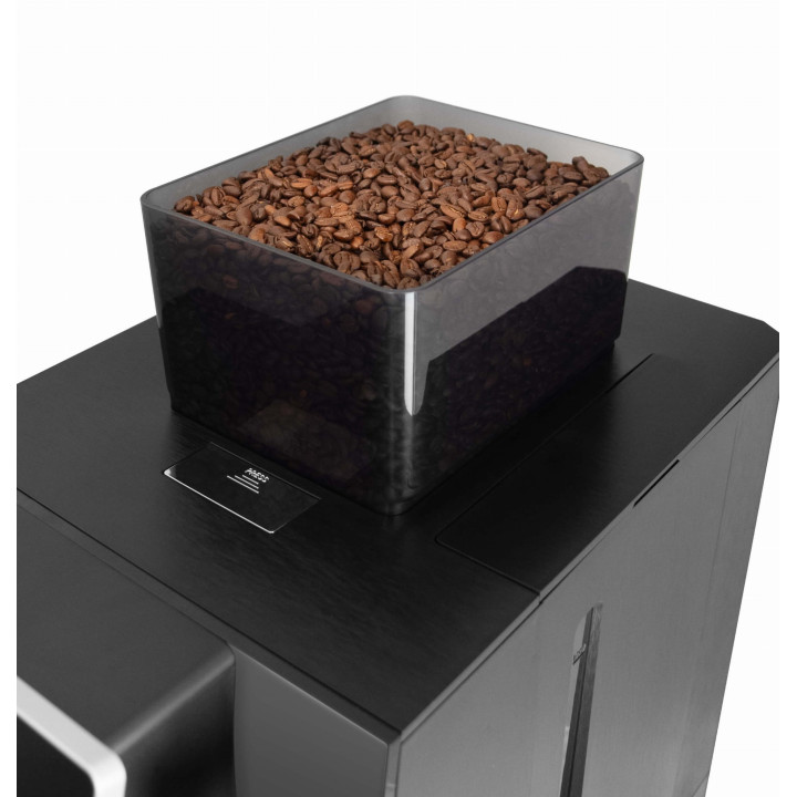 Automatyczny ekspres do kawy RQK8B z ekranem dotykowym | pojemnik 8l | podłączenie do wody | czarny