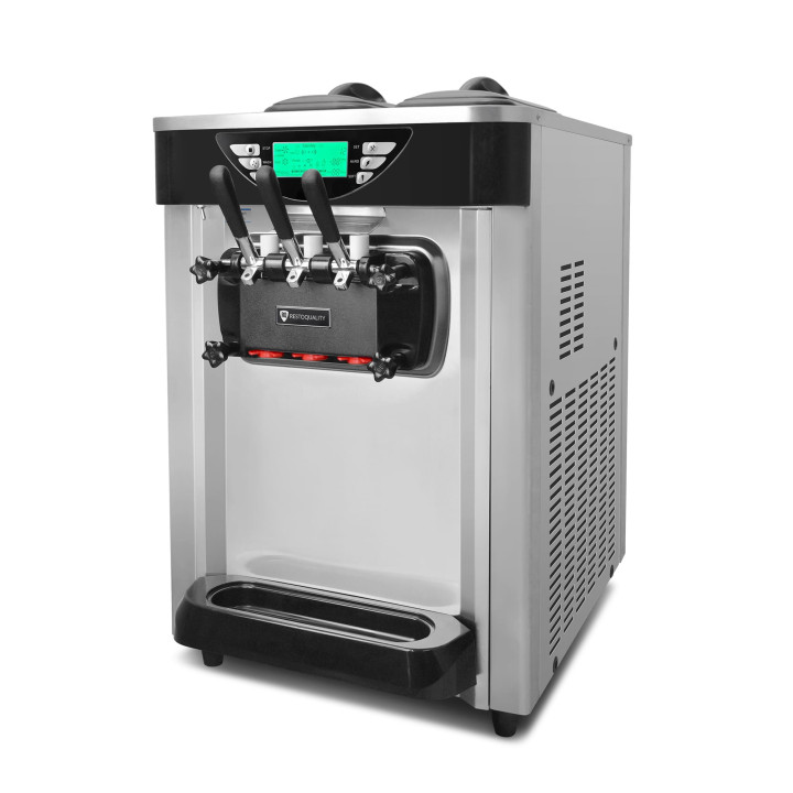 Maszyna do lodów włoskich RQBJP289S | pompa napowietrzająca | 2x6 l