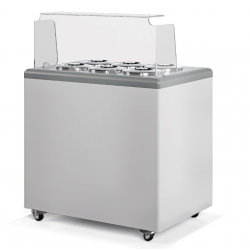 Konserwator do lodów typu pozetti Gelatti 6 z plexi