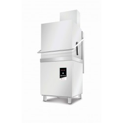 Zmywarka kapturowa RQX1200 P DD RC | 500x500 | sterowanie elektromechaniczne | odzysk ciepła | podwójne ścianki 675x675x1440 mm